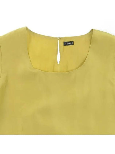 100 silk yellow color dress - JOSEPH - BALAAN 2