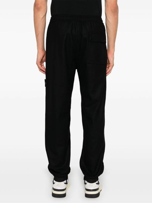 Ghost Regular Track Pants Black - STONE ISLAND - BALAAN 6