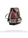 Leather Backpack Brown - BURBERRY - BALAAN 3