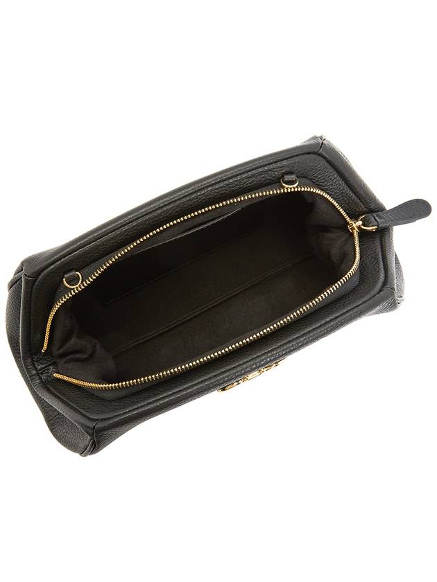 Gancini Leather Shoulder Mini Bag Black - SALVATORE FERRAGAMO - BALAAN 7