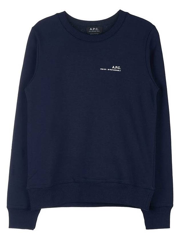 Item Logo Sweatshirt Navy - A.P.C. - BALAAN 2