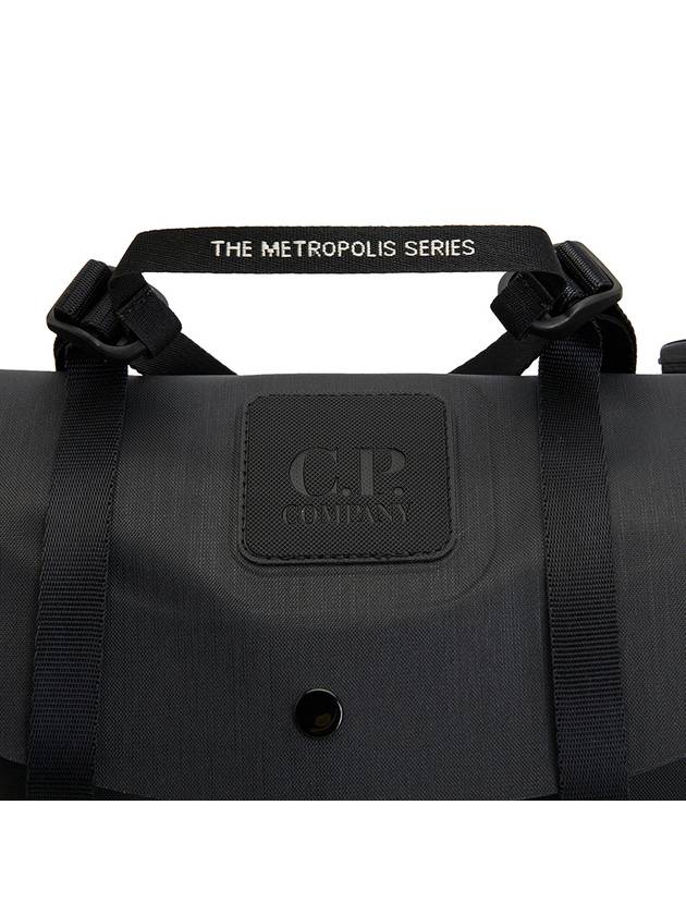 Metropolis Series Rubber Reps Belt Bag Black - CP COMPANY - BALAAN 8