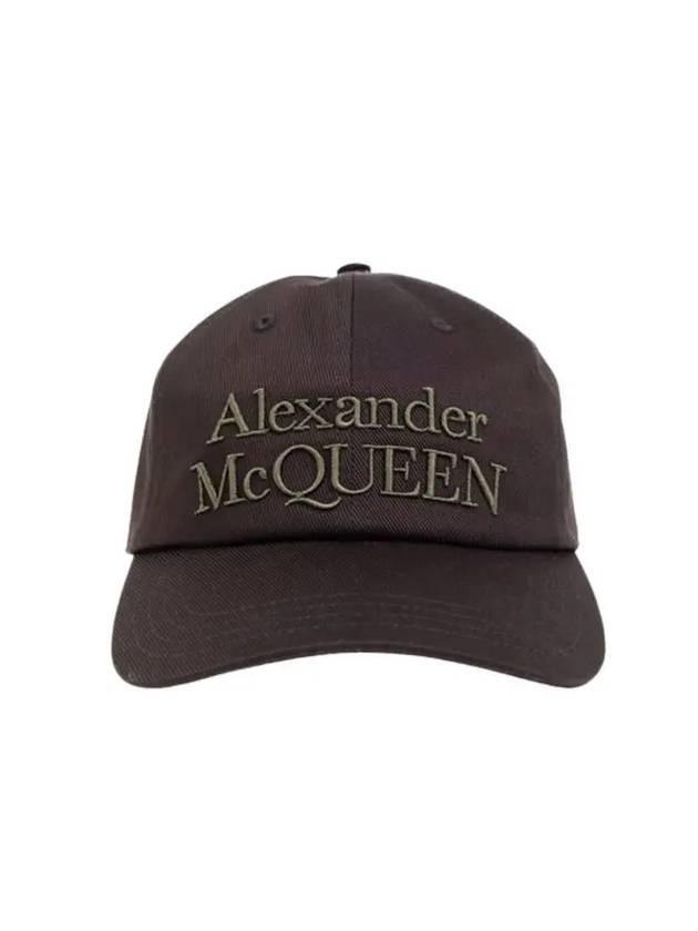 Logo Ball Cap Black 688658 - ALEXANDER MCQUEEN - BALAAN 1