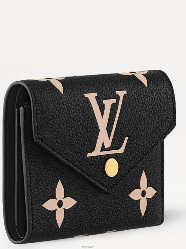 Victorine Monogram Half Wallet Black - LOUIS VUITTON - BALAAN 3