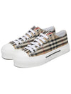 Vintage Check Cotton Sneakers Archive Beige - BURBERRY - BALAAN 2