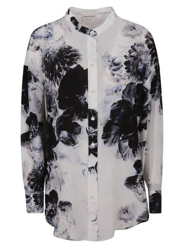 Shirt 757355 QZALG 4243 INK - ALEXANDER MCQUEEN - BALAAN 1