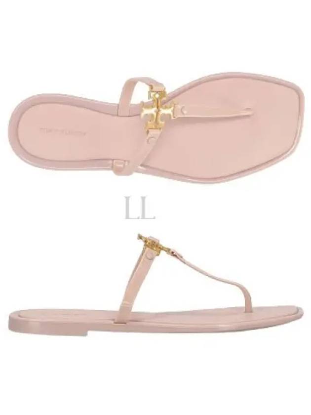 Roxanne Jelly Logo Flip Flops Meadowsweet - TORY BURCH - BALAAN 2