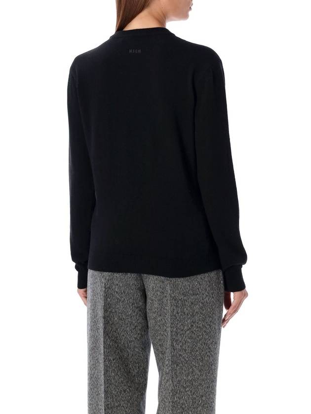 Swan motif sweatshirt black - MSGM - BALAAN 3