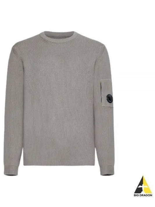 Ribbed knit crew neck sweater 17CMKN044A006608A - CP COMPANY - BALAAN 2