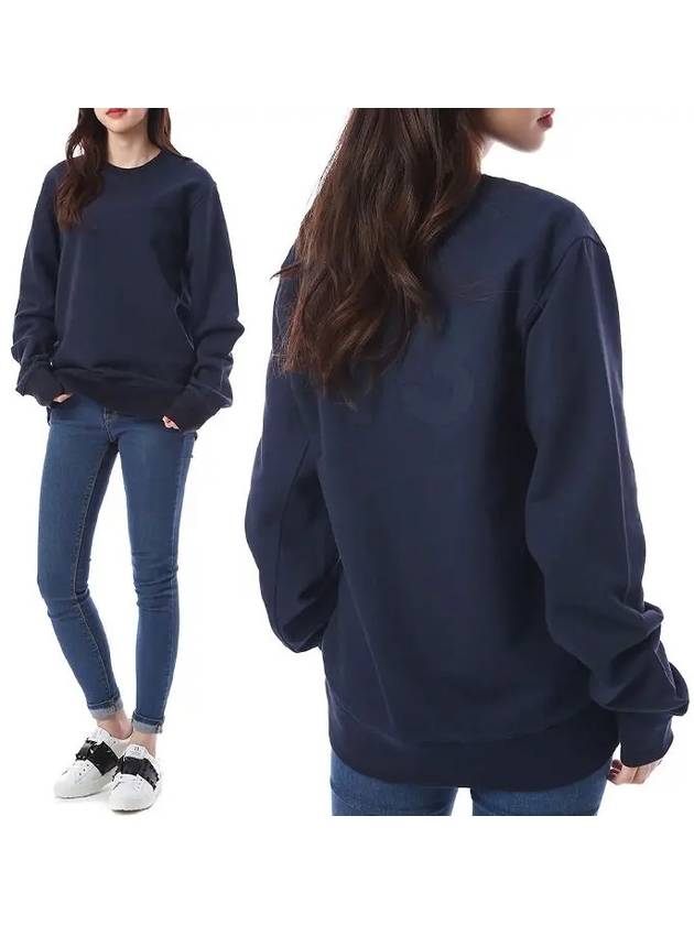 Y 3 M B CRW SWT Big Logo Patch Women's Sweatshirt FN3373 - YOHJI YAMAMOTO - BALAAN 1