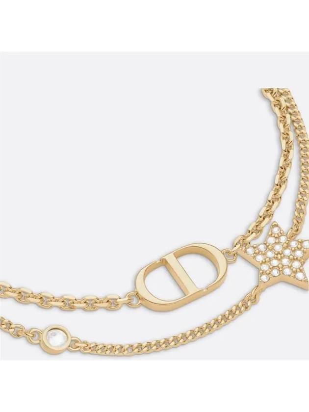 Women's Petite CD Double Bracelet Gold - DIOR - BALAAN 4