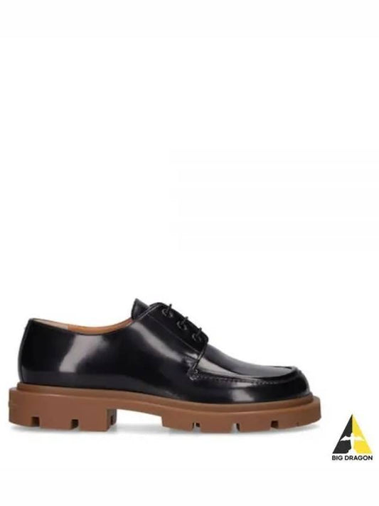 Men s Leather Derby Shoes Black S57WQ0163 P3744 - MAISON MARGIELA - BALAAN 1