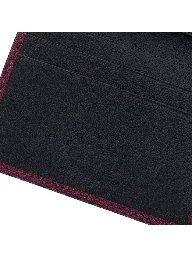 Saffiano Card Wallet Purple - VIVIENNE WESTWOOD - BALAAN 9