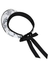 Twald Jooy Ribbon Visor 8723LZPPBLACK - BLACK&WHITE - BALAAN 3