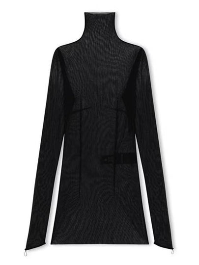 Zenia long sleeve high neck top - ANN DEMEULEMEESTER - BALAAN 2