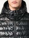 Lauros Lauros short down jacket black - MONCLER - BALAAN 7