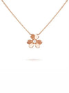 Freeball Diamond Pendant Small Necklace Pink Gold VCARPFBM00 - VANCLEEFARPELS - BALAAN 2