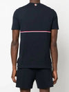 Midweight Jersey Short Sleeve T-Shirt Navy - THOM BROWNE - BALAAN 4