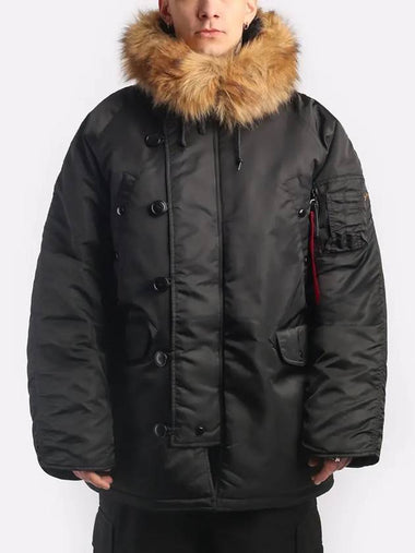 Alpha Finder Street Men s N 3B Regular Fit Parka Padding MJN31000C1 BLACK - ALPHA INDUSTRIES - BALAAN 1