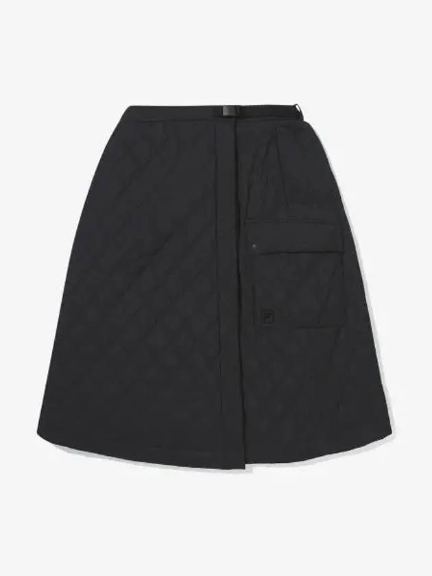 Quilted Skirt FS2SKG4153FBLK - FILA - BALAAN 1