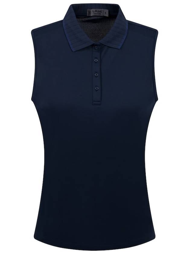 Collar Pleated Sleeveless Navy - G/FORE - BALAAN 2