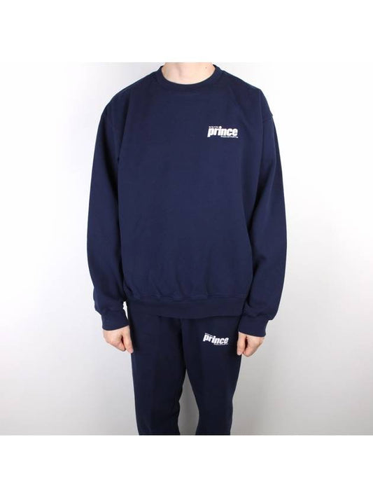 Women's Crewneck Sweatshirt Navy - SPORTY & RICH - BALAAN 2