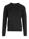 Lens Wappen Cotton Sweatshirt Black - CP COMPANY - BALAAN 2