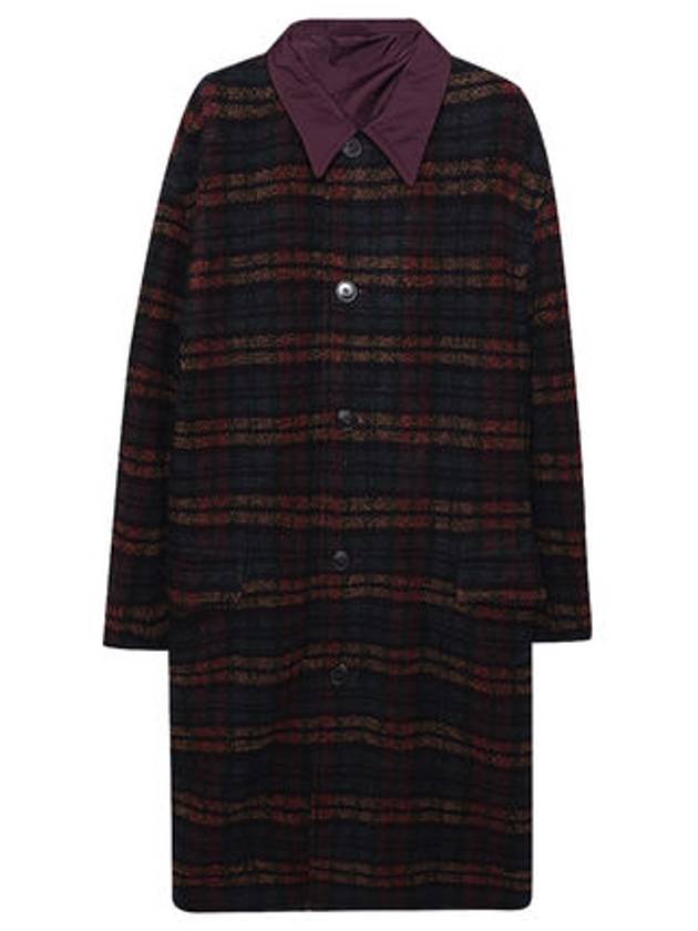 Men's Kinston Check Reversible Single Coat Black - ISABEL MARANT - BALAAN 2