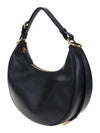 Fendigraphy Small Hobo Shoulder Bag Black - FENDI - BALAAN 3