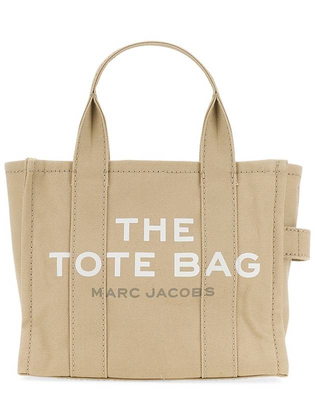 Logo Small Canvas Tote Bag Brown - MARC JACOBS - BALAAN 3