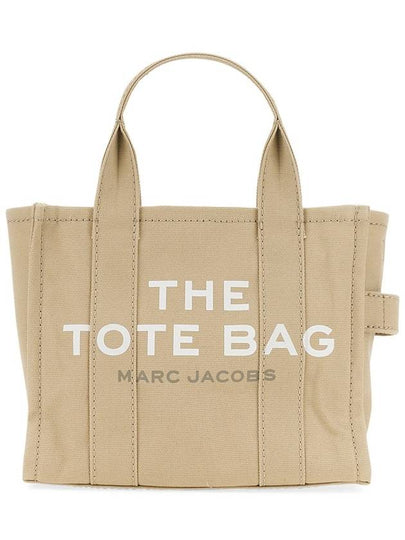 Logo Small Canvas Tote Bag Brown - MARC JACOBS - BALAAN 2