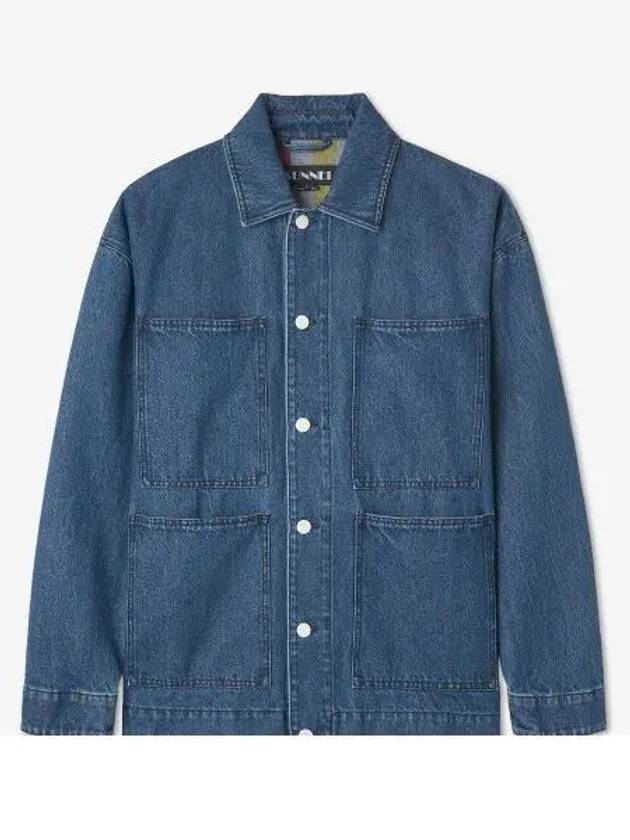 4 Pocket Denim Long Sleeve Shirt Washed Blue - SUNNEI - BALAAN 2