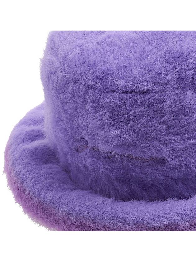 Le Bob Neve Fluffy Bucket Hat Purple - JACQUEMUS - BALAAN 7