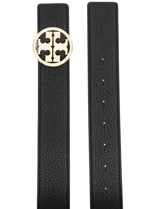 1.5" Miller Reversible Leather Belt Black Classic Cuoio - TORY BURCH - BALAAN 3