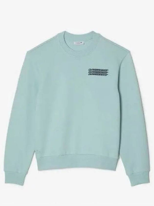 Women s Fleece Sweatshirt Mint 1286041 - LACOSTE - BALAAN 1