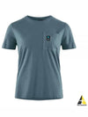 Luna Pocket SS Tee Woman Whistle Blue 20685W21 667 - KLATTERMUSEN - BALAAN 2