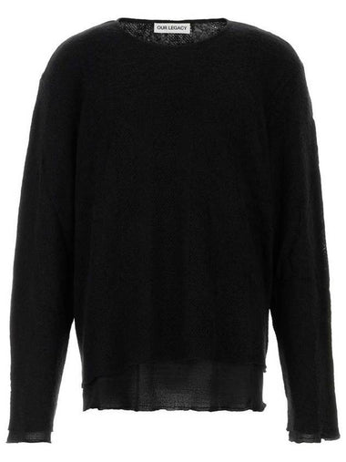 Double rock knit top black - OUR LEGACY - BALAAN 1