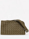 Intrecciato Pouch Cross Bag Mud - BOTTEGA VENETA - BALAAN 4