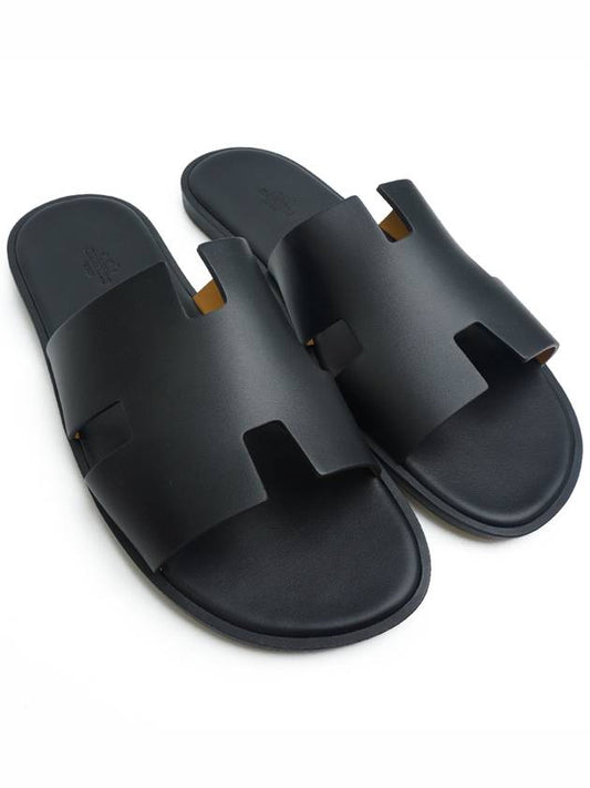 Izmir Sandal Calfskin & Noir - HERMES - BALAAN 2