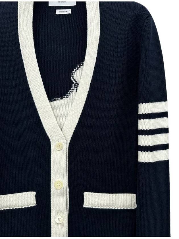 Hector Icon Women s Color Cardigan FKC564A - THOM BROWNE - BALAAN 4