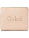 Sense Soft Leather Half Wallet Pink - CHLOE - BALAAN 2