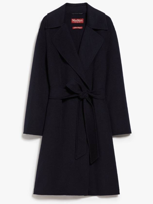 TOTEM virgin wool cashmere blend belt coat 006 Navy IT36 IT38 IT4016011011 - MAX MARA - BALAAN 2