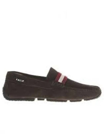 Perthy Suede Loafers Brown - BALLY - BALAAN 2