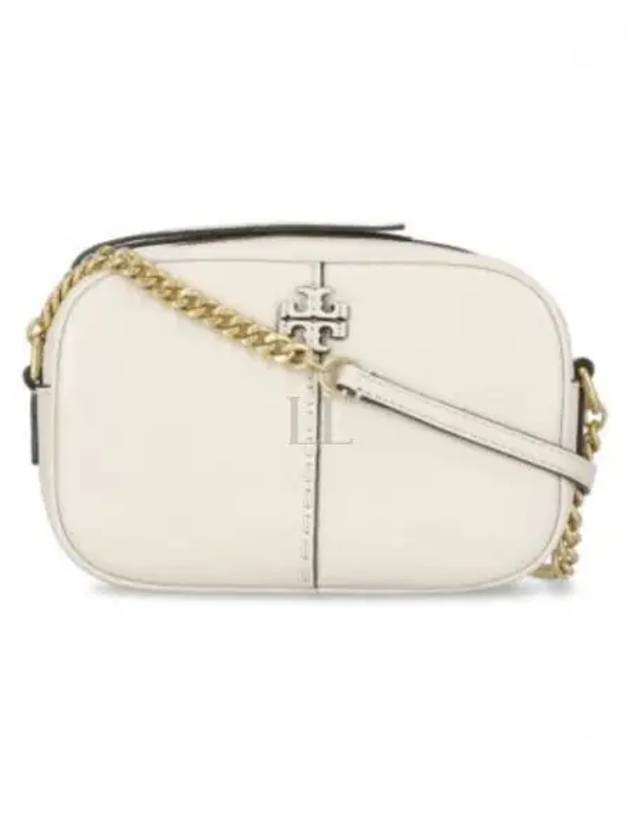 McGraw Logo Camera Shoulder Bag Beige - TORY BURCH - BALAAN 2