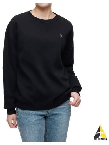 W Fleece Pullover Black - POLO RALPH LAUREN - BALAAN 1