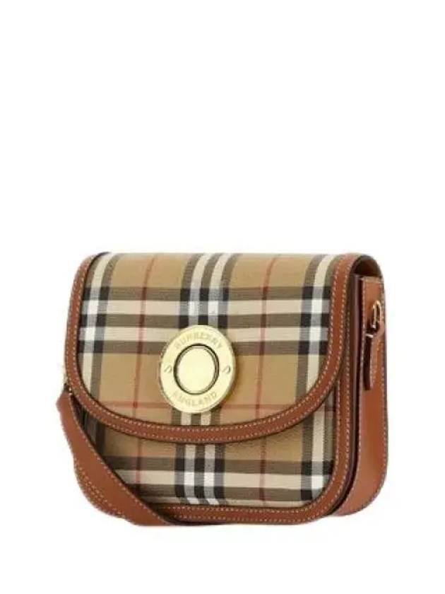 Elizabeth Check Pattern Small Cross Bag Beige - BURBERRY - BALAAN 2