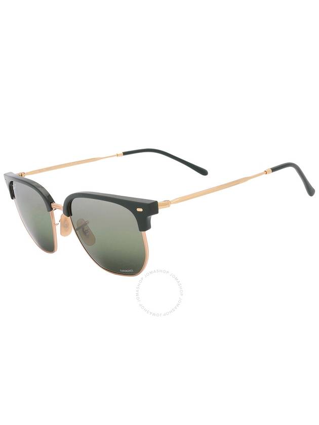 Ray Ban New Clubmaster Polarized Green Mirrored Unisex Sunglasses RB4416 6655G4 53 - RAY-BAN - BALAAN 3