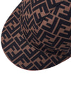 Fendirama Fabric Ball Cap Brown - FENDI - BALAAN.