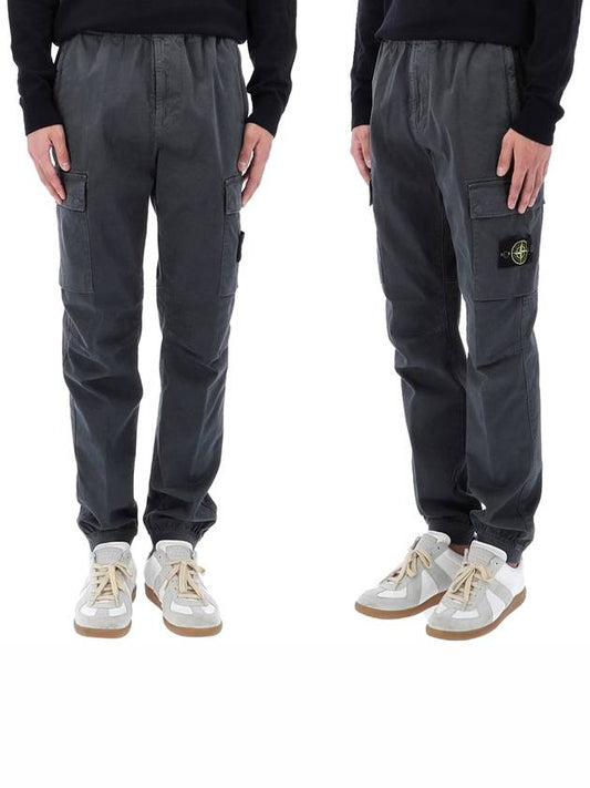 Wappen Patch Cargo Track Pants Grey - STONE ISLAND - BALAAN 2