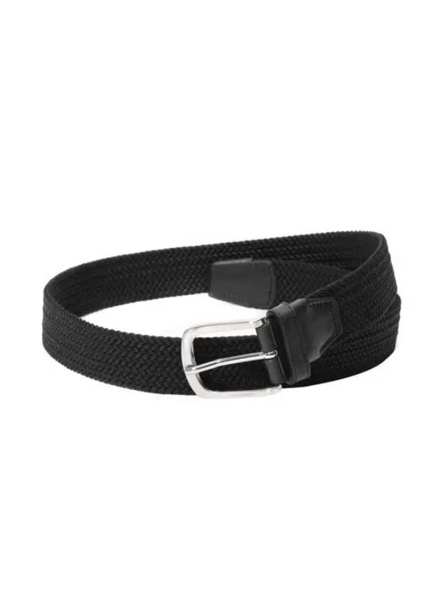 Men's Bernhard Elastic Belt Black - J.LINDEBERG - BALAAN 1